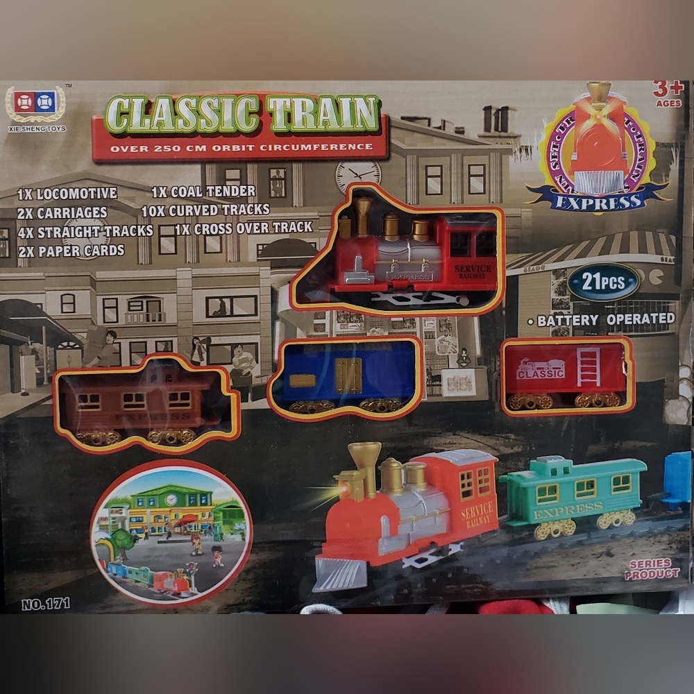 Classic Train Kids Toy Set